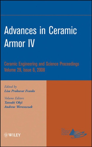 Advances In Ceramic Armor Iv Lisa Prokurat Franks