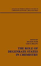 The Role Of Degenerate States In Chemistry M Baer Gert D Billing