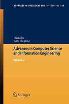 Advances In Computer Science And Information Engineering Volume 2 1st Edition Zhengwei Zhu