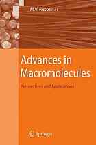 Advances In Macromolecules Perspectives And Applications 1st Edition Maria Vittoria Russo