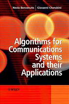 Algorithms For Communications Systems And Their Applications Nevio Benvenuto Giovanni Cherubini