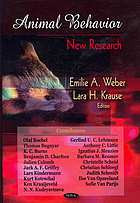 Animal Behavior New Research Emilie A Weber Lara H Krause