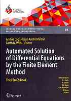 Automated Solution Of Differential Equations By The Finite Element Method The Fenics Book 1st Edition Hans Petter Langtangen Auth