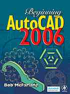 Beginning Autocad 2006 Robert Mcfarlane