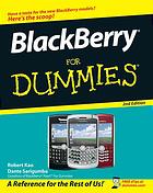 Blackberry For Dummies 2nd Ed Robert Kao Dante Sarigumba