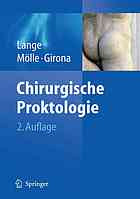 Chirurgische Proktologie J Lange B Molle J Girona