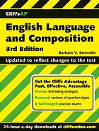 Cliffsap English Language And Composition 3rd Ed Barbara V Swovelin