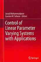 Control Of Linear Parameter Varying Systems With Applications 1st Edition Jeff S Shamma Auth