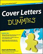 Cover Letters For Dummies 3rd Ed Joyce Lain Kennedy