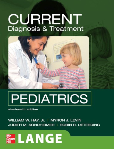 Current Diagnosis And Treatment Pediatrics 19th William W Hay Jr