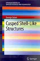 Cusped Shelllike Structures 1st Edition George Jaiani Auth