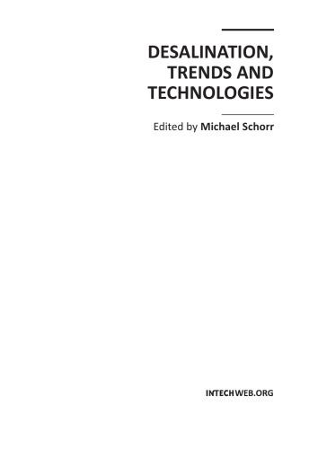 Desalination Trends And Technologies First Published February 2011 Michael Schorr