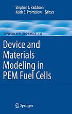 Device And Materials Modeling In Pem Fuel Cells 1st Edition Jean Stpierre Auth