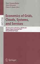 Economics Of Grids Clouds Systems And Services 8th International Workshop Gecon 2011 Paphos Cyprus December 5 2011 Revised Selected Papers 1st Edition Aminul Haque