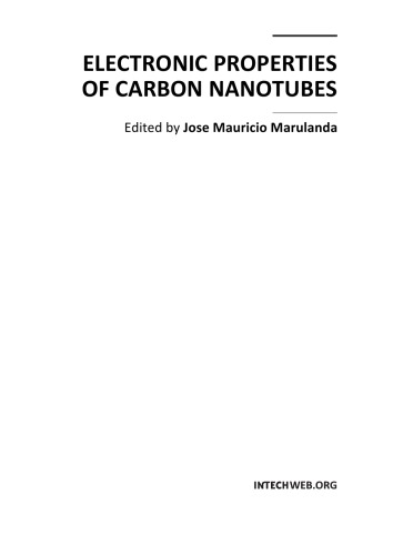Electronic Properties Of Carbon Nanotubes Jose Mauricio Marulanda