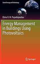 Energy Management In Buildings Using Photovoltaics 1st Edition Elena Papadopoulou Auth