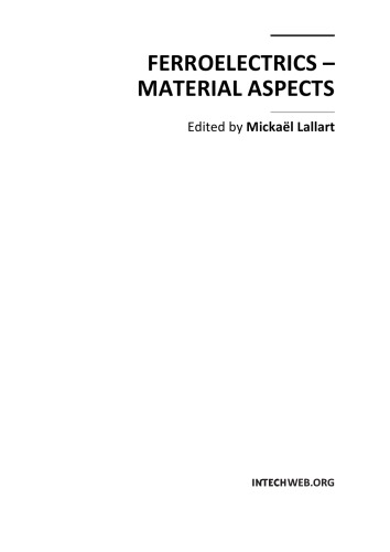 Ferroelectrics Material Aspects Mickael Lallart