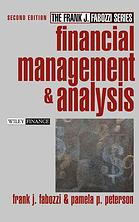 Financial Management And Analysis 2nd Ed Frank J Fabozzi Pamela P Peterson