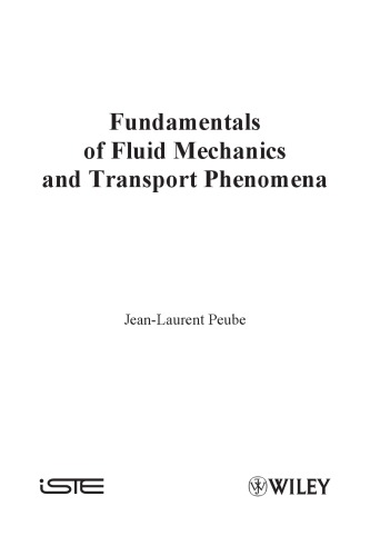 Fluid Mechanics Jeanlaurent Puebe