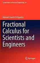 Fractional Calculus For Scientists And Engineers 1st Edition Manuel Duarte Ortigueira Auth