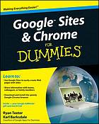 Google Sites Chrome For Dummies Ryan Teeter Karl Barksdale