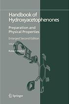 Handbook Of Hydroxyacetophenones Preparation And Physical Properties 2 Vols Robert Martin