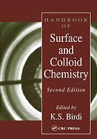 Handbook Of Surface And Colloid Chemistry 2nd Ed K S Birdi
