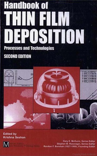 Handbook Of Thin Film Deposition Processes And Techniques Principles Methods Equipment And Applications 2nd Ed Klaus K Schuegraf Krishna Seshan