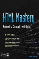 Html Mastery Semantics Standards And Styling Paul Haine