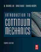 Introduction To Continuum Mechanics 4th Ed W Michael Lai David Rubin Erhard Krempl