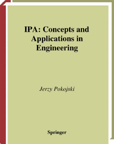 Ipaconcepts And Applications In Engineering Jerzy Pokojski
