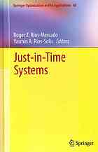 Justintime Systems 1st Edition Dvir Shabtay George Steiner Auth