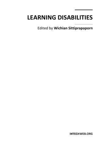 Learning Disabilities Wichian Ed Sittiprapaporn