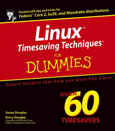 Linux Timesaving Techniques For Dummies Susan Douglas Korry Douglas