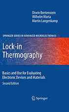 Lockin Thermography Basics And Use For Evaluating Electronic Devices And Materials 2nd Edition Otwin Breitenstein