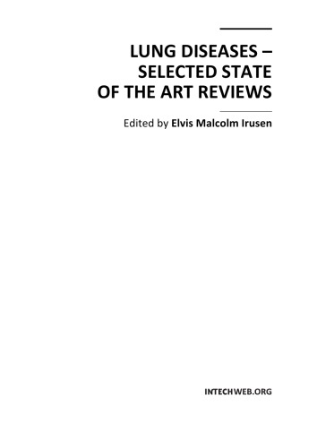 Lung Diseases Selected State Of The Art Reviews Elvis Malcolm Irusen