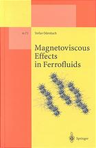 Magnetoviscous Effects In Ferrofluids Stefan Odenbach