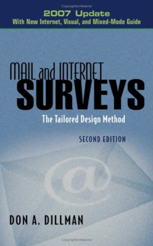 Mail And Internet Surveys 2nd Ed Don A Dillman