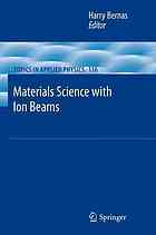Materials Science With Ion Beams 1st Edition R S Averback P Bellon Auth