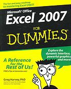 Microsoft Office Excel 2007 For Dummies Greg Harvey
