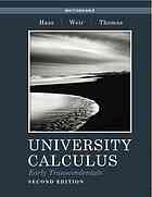 Multivariable University Calculus Early Transcendentals 2nd Ed Joel Hass Maurice D Weir George B Thomas