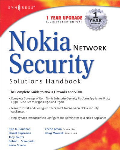 Nokia Network Security Solutions Handbook Doug Maxwell Cherie Amon