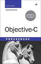 Objectivec Phrasebook 2nd Ed David Chisnall