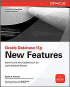 Oracle Database 11g New Features Robert G Freeman
