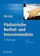 Padiatrische Notfall Und Intensivmedizin Kitteltaschenbuch 4th Ed Thomas Nicolai
