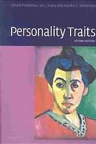 Personality Traits 2nd Ed Gerald Matthews Ian J Deary Martha C Whiteman