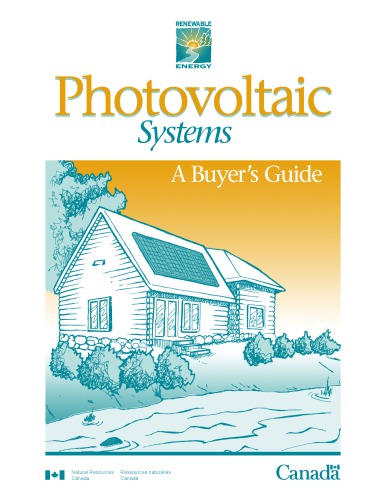 Photovoltaic Systems A Buyers Guide Canada Natural Resources Canada