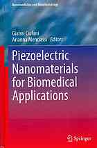 Piezoelectric Nanomaterials For Biomedical Applications 1st Edition Francesco Greco Auth