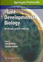 Plant Developmental Biology Methods And Protocols 1st Edition Lars Hennig Auth