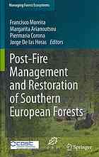 Postfire Management And Restoration Of Southern European Forests 1st Edition Francisco Moreira